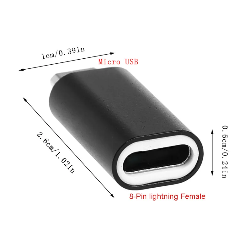 8 контактный переходник с разъемом Lightning Мама на Micro USB папа для Android Phone M52| |