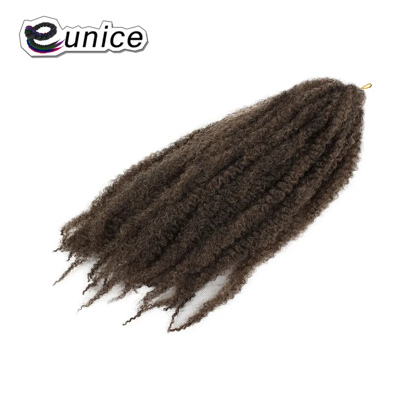 Eunice Blonde 613 пучки синтетических плетение волос для женщин носить африканские косички марли 1" 3 упаковки Омбре афро кудрявый объемный