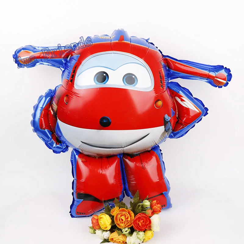 3D Супер Крылья фольгированный шар 18 дюймов Гелиевый SuperWings globos Jett латексные