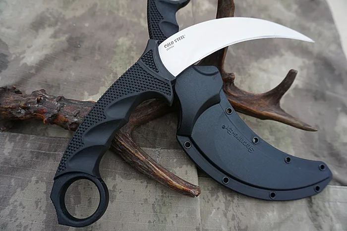 Новый нож karambit из холодной стали стальной Tigers с фиксированным лезвием походные