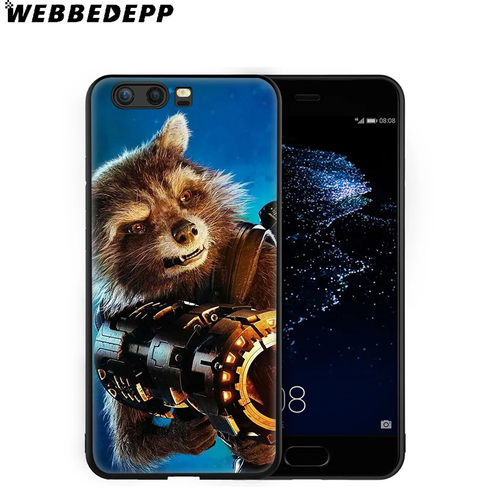Guardians for Galaxy Groot Soft Case Huawei P8 P9 P10 P20 P30 Lite Pro P Smart Z Plus 2019 Y6 Prime 2018 2017 Mini |