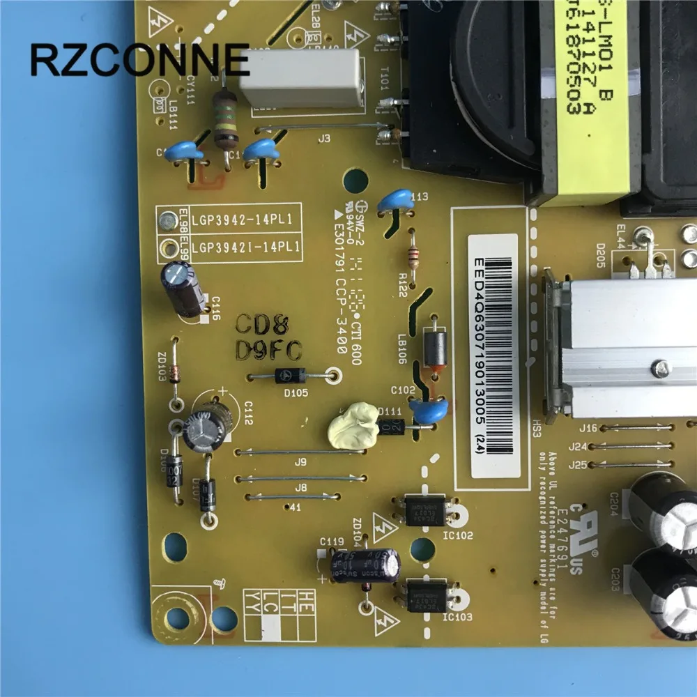 Плата питания EAX65423701 для LG LGP3942 14PL1 42LB5610 CD 42LF580V 42LB5520 CA 42LY340C 39LB5620 CA| |