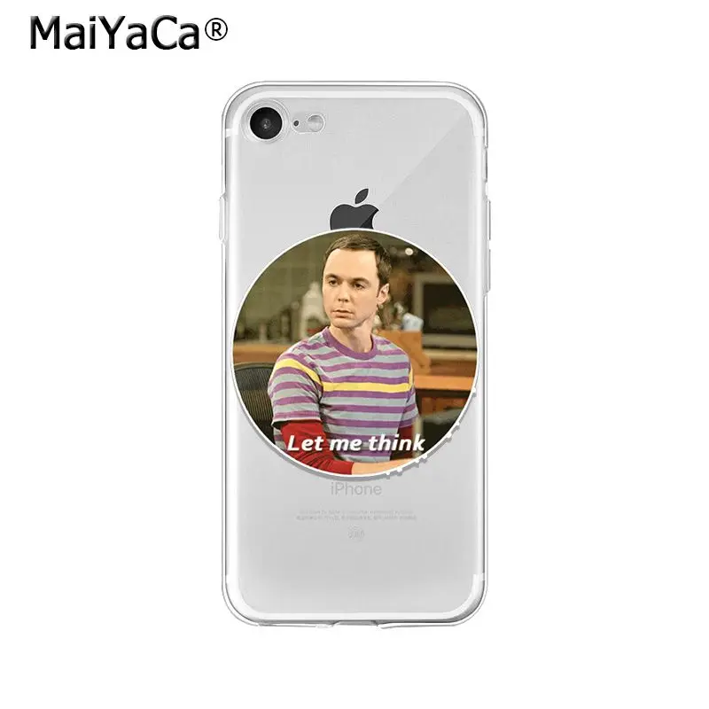 Мягкий силиконовый чехол MaiYaCa The Big Bang Theory TBBT из ТПУ для Apple iPhone 8 7 6 6S Plus X XS MAX 5 5S SE XR |