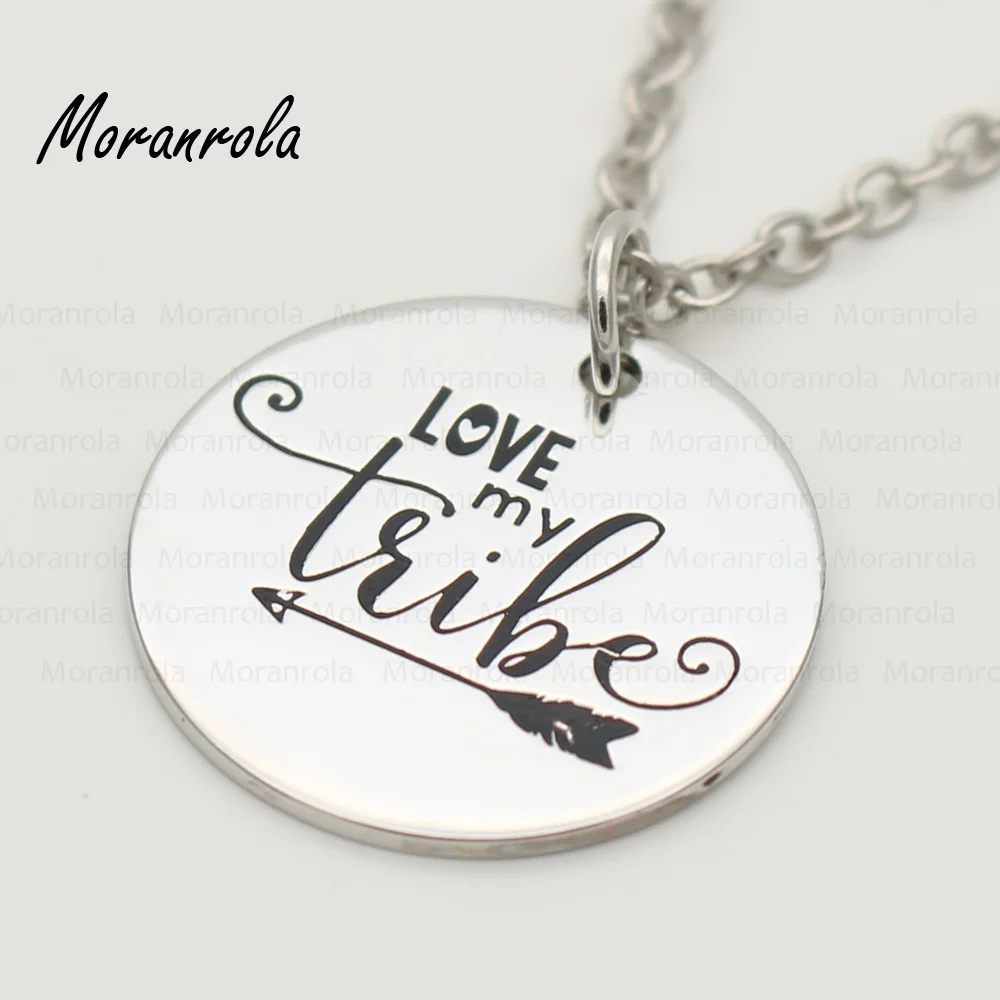 Медное ожерелье из мультфильма Love my tribe брелок для мам лучших друзей ювелирные