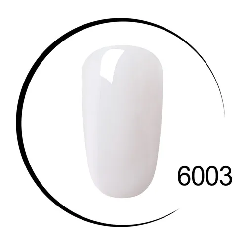 6003 Elite99 одношаговый Цветной Гель-лак чистый цвет белый дизайн ногтей супер качество отмачиваемый Светодиодный УФ-гель без запаха - Цвет: 6003