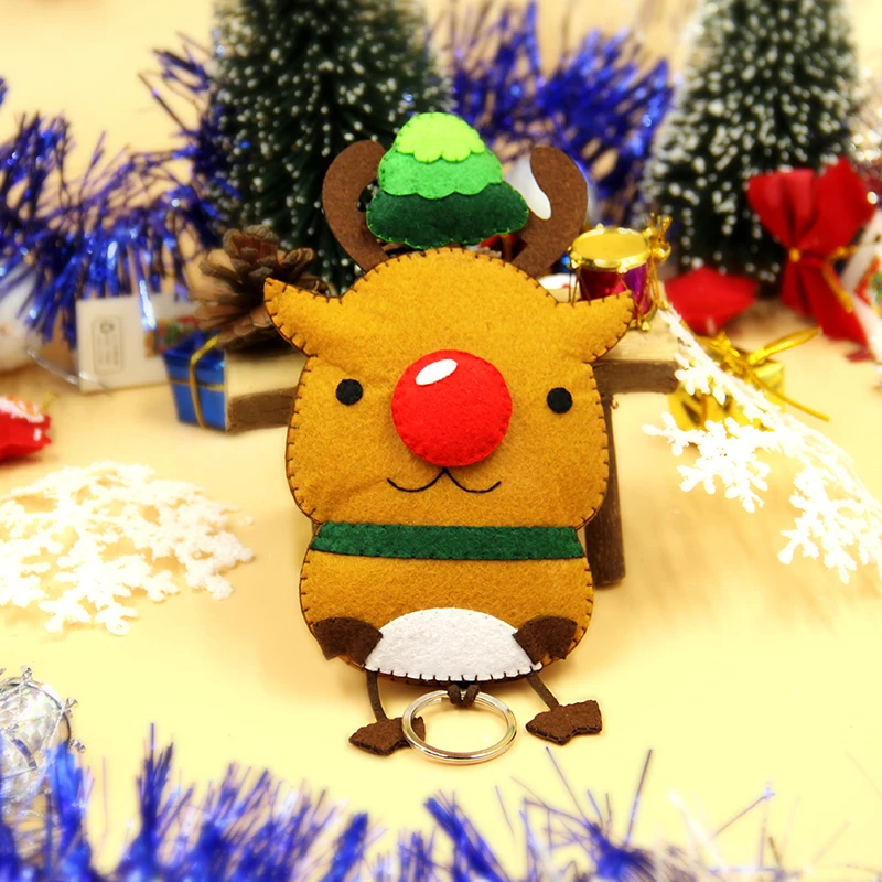 Рождественский комплект орнаментов из войлока для 12 видов стилей музыкальная