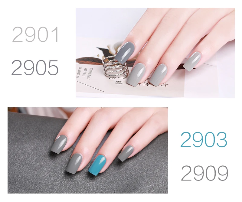 Гель лак для ногтей ROSALIND серое покрытие наращивания 1S 7 мл|nail gel polish white|nail gelgel lacquer |