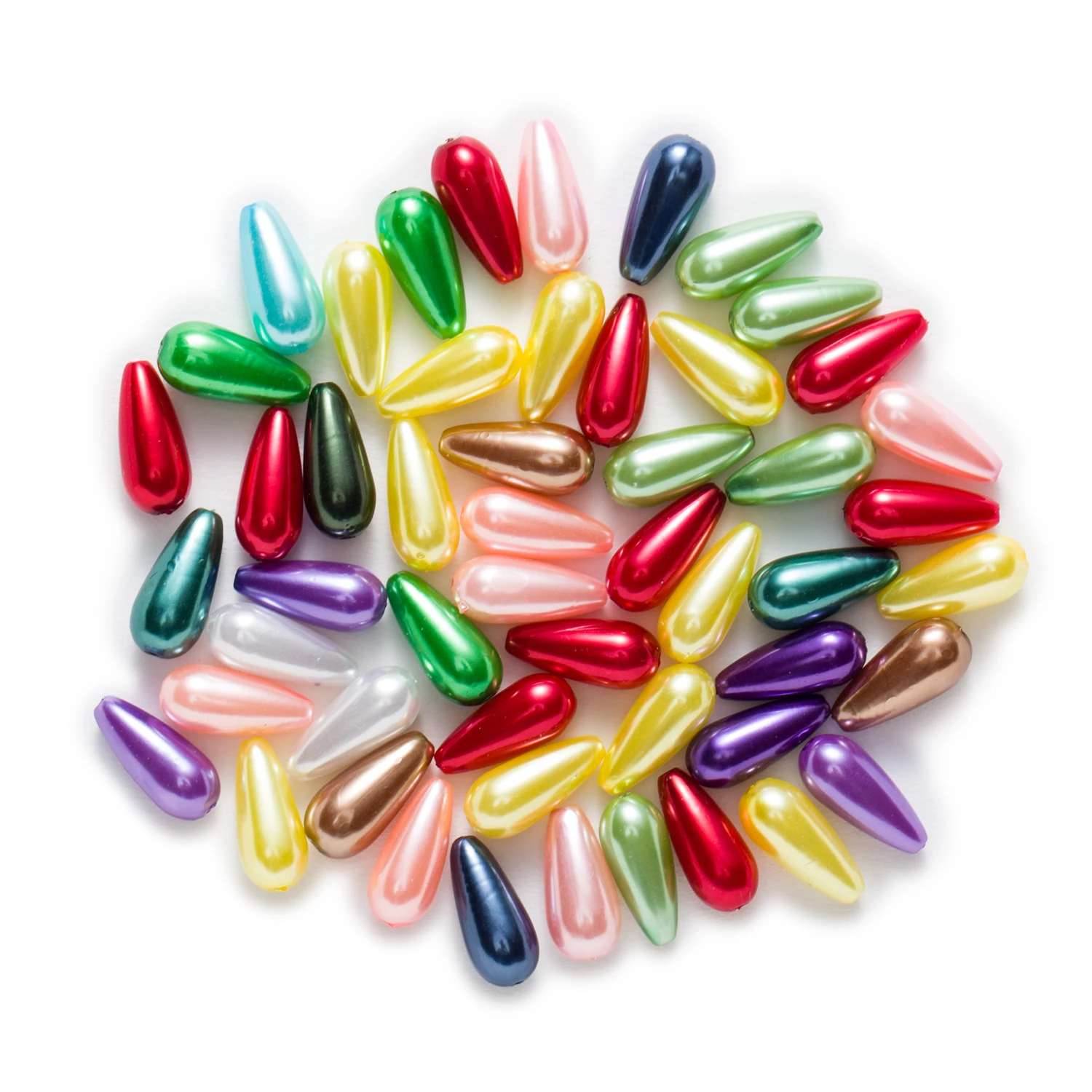 Бусины разделители из АБС пластика 15 х8 мм 50 шт.|spacer beads|acrylic pearlsbeads spacers beads |
