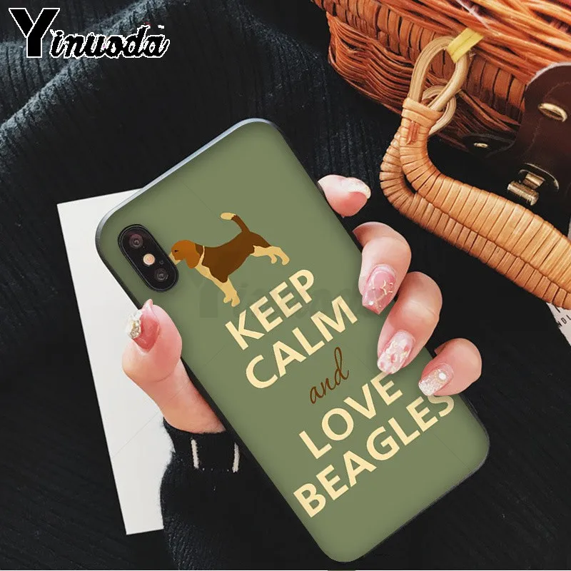Yinuoda все виды сообщений beagle шаблон ТПУ мягкий чехол для мобильного телефона Apple