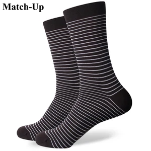 Новый стиль Красочный Полосатый мужской чесаный хлопок деловой женский размер (7,5-12)