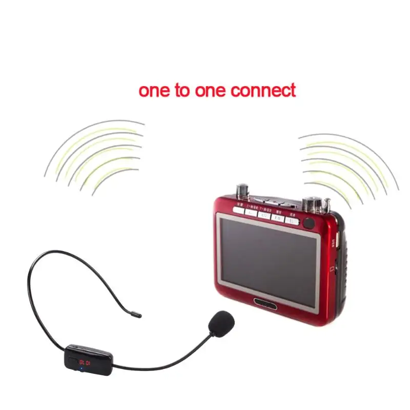 Беспроводной Hands-Free FM конденсатор гарнитура мегафон радио микрофон для динамиков обучение Тур руководство продвижение лекции митинг
