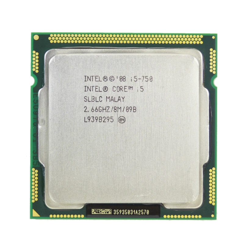 Оригинальный процессор Intel Core i5 750 2 66 ГГц 8 Мб кэш-памяти LGA1156 для настольного ПК
