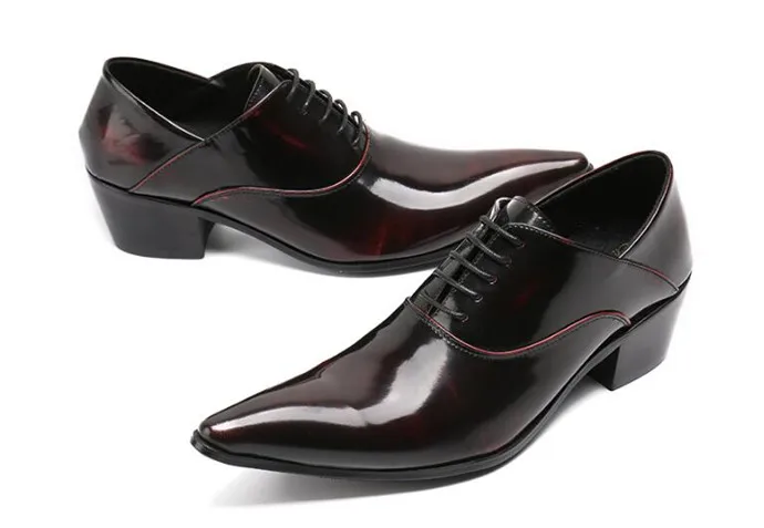 

2018 Men Shoes Flat Men Metal Toe Men Dress Shoes Lace-Up Iron Head Oxford Shoes Men Patchwork Leather Shoes
