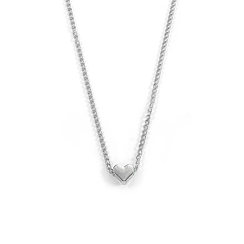 Мода Простой Любовь короткое ожерелье для женщин колье до ключиц Bijoux Femme