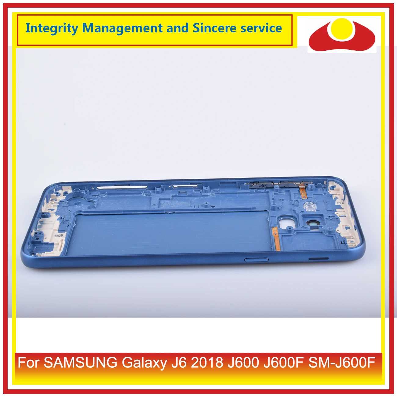 Для samsung Galaxy J6 J600 J600F SM-J600F корпус батарея Дверь задняя крышка корпус J6 Замена