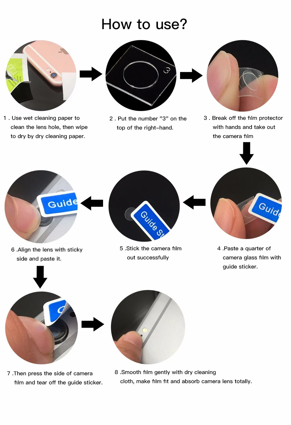 For Huawei P30 Pro Lens film Mate 20 Camera Glass Film HD Tempered Protector for Lite P20 | Мобильные телефоны и