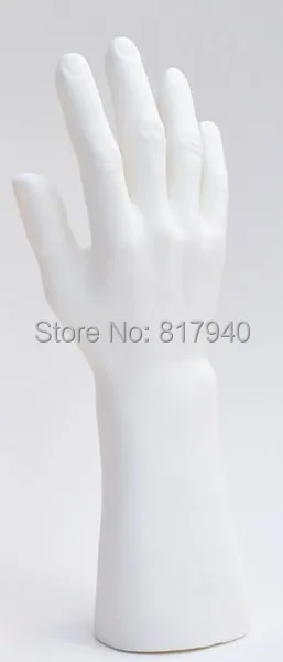 Белый пластиковый мужской манекен для демонстрации перчаток манекен|male mannequin