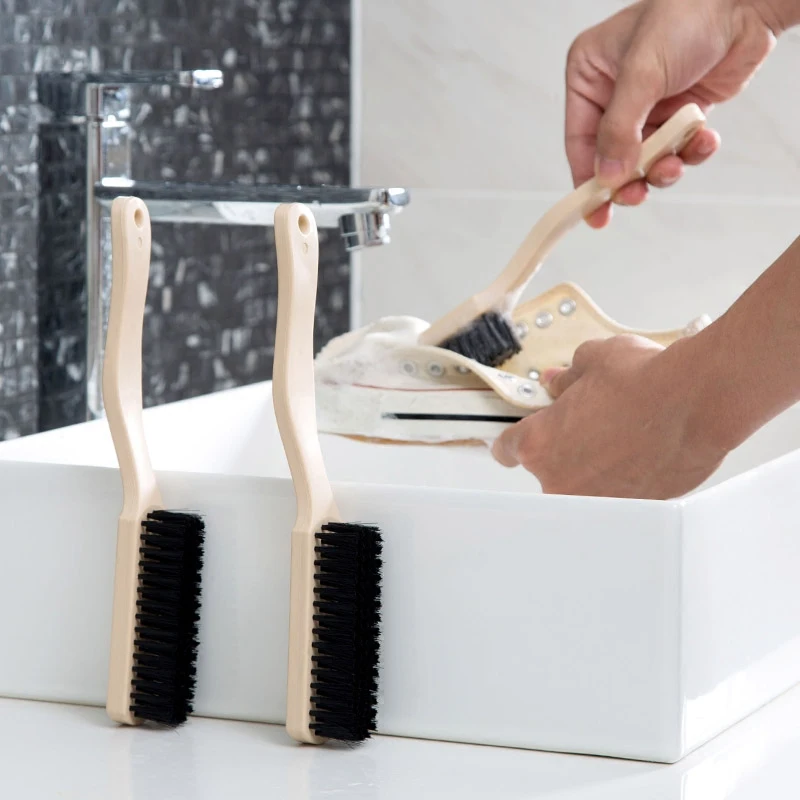 Щетка для чистки обуви с длинной ручкой мягкая щетка мытья волос бытовая белья