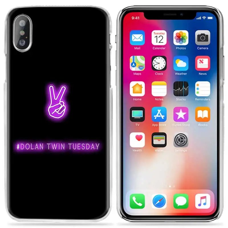 10 Чехол для iPhone XS Max XR X 10 7 7 S 8 6 6 S Plus 5s SE 5 4s 4 5C Жесткий пластиковый прозрачный чехол для телефона доланские Близнецы Грейсон Итан - Цвет: 10