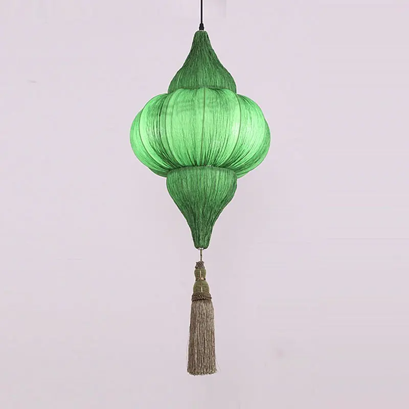 Тканевые подвесные светильники в китайском стиле для спальни традиционная