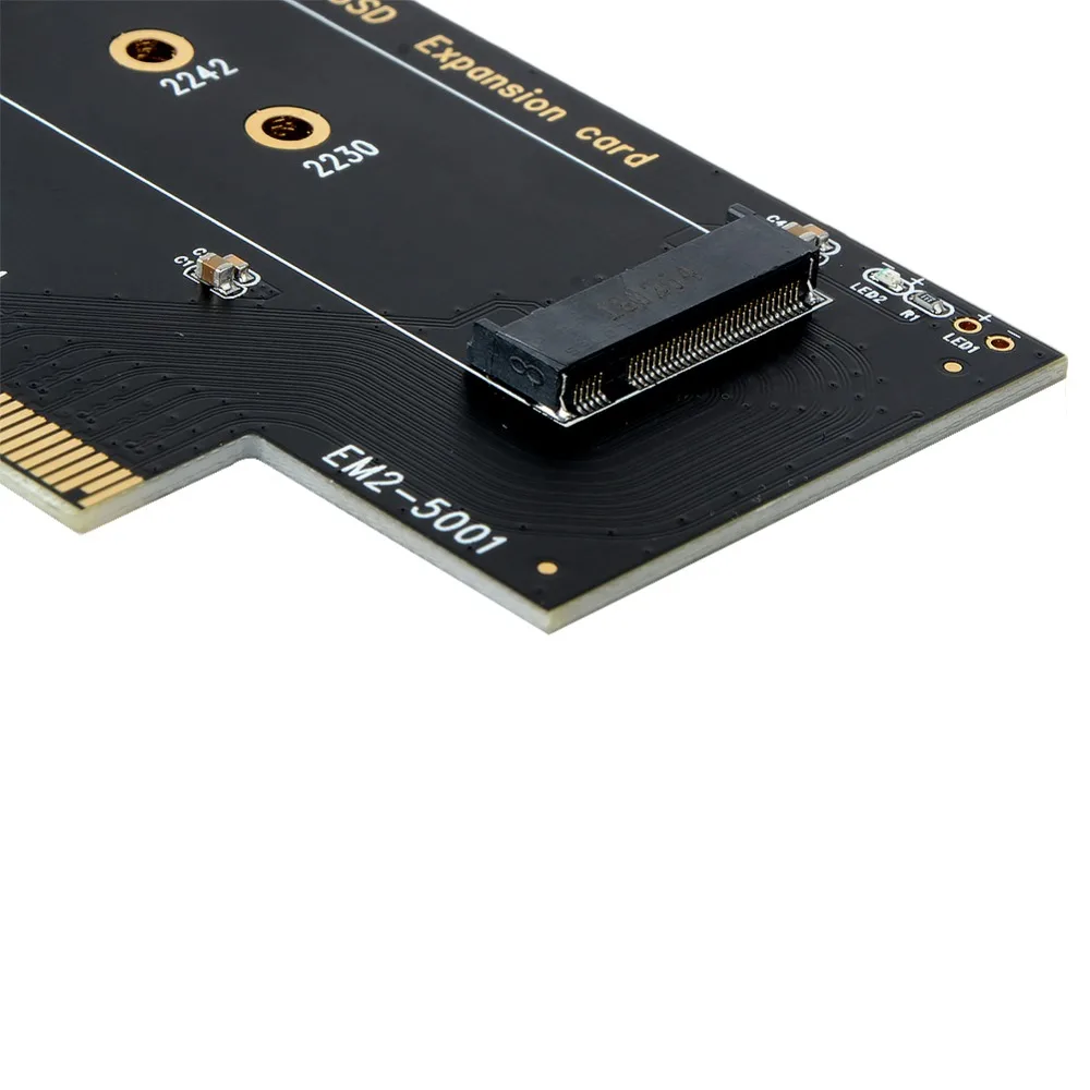 M.2 NVMe SSD для адаптера PCIe поддержка PCI Express 3 0x4 2230 2242 2260 2280 Размер полный скоростной
