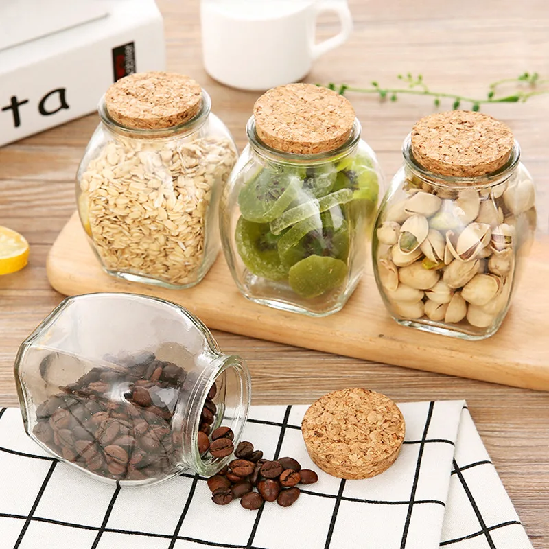 3 шт./креативная прозрачная стеклянная герметичная банка чайные банки круглые