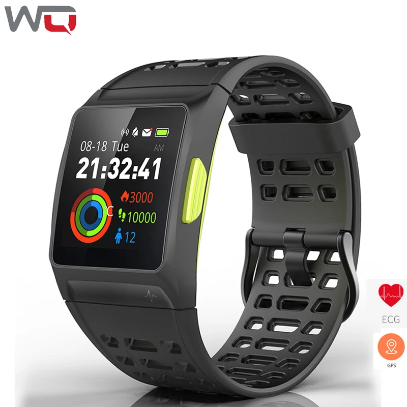 WQ P1 ЭКГ PPG встроенные gps умные часы монитор сердечного ритма спортивные часы 50 м водонепроницаемые спортивные часы умные часы дропшиппинг