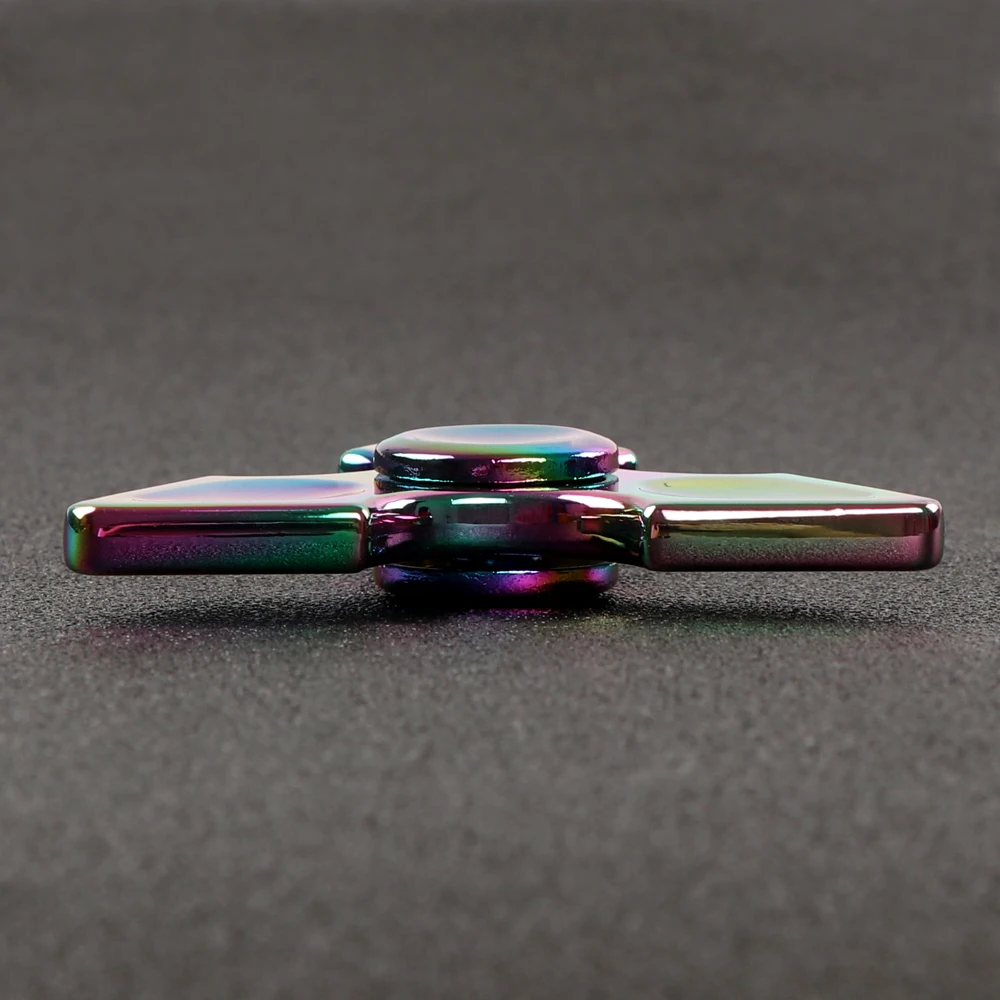 Красочные Спиннеры сплава Радуга металла гироскоп ручной Spinner spiners аутизм СДВГ
