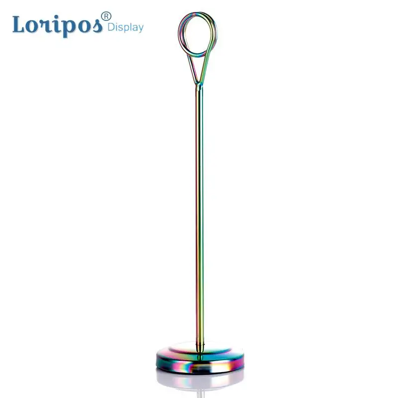 Европейский настольный держатель для карт из нержавеющей стали свадебных