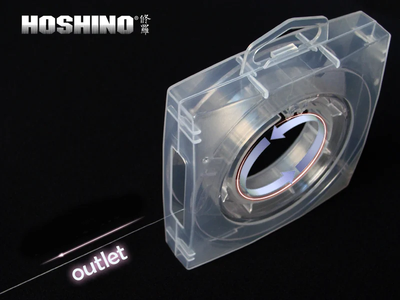 [HOSHINO] 50 м * 2 шт./партия 100% фторуглеродная прозрачная рыболовная леска для плетеной