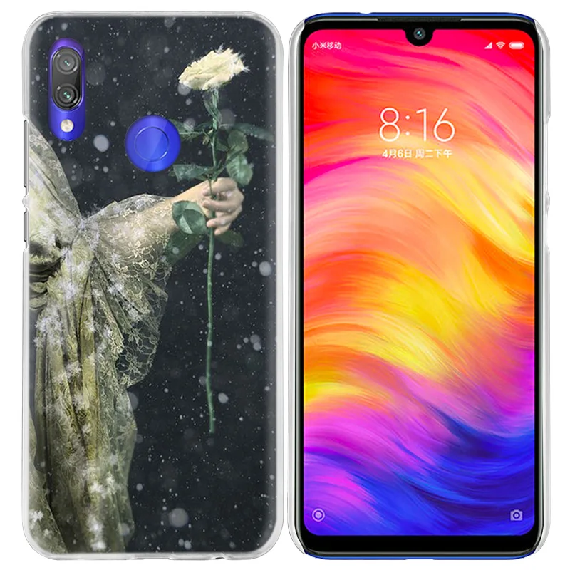Чехол с красными бабочками и розами для Xiao mi Red mi Go Note 7 6 6A Pro S2 5 5A 4X mi A1 A2 9 mi x 3 5G 8 lite F1 жесткий чехол для телефона из ПК