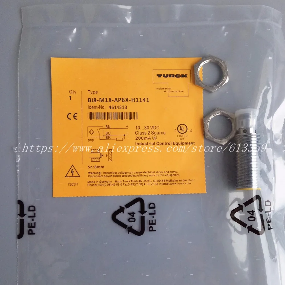 Bi8-M18-AP6X-H1141 Bi8-M18-AN6X-H1141 датчик приближения Новинка Высокое качество гарантия на