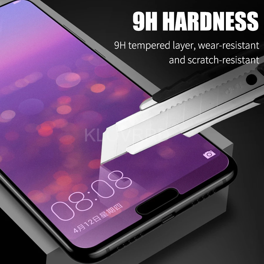 Анти синий Ультрафиолетовый матовый экран протектор для huawei P20 Pro P30 Lite закаленное