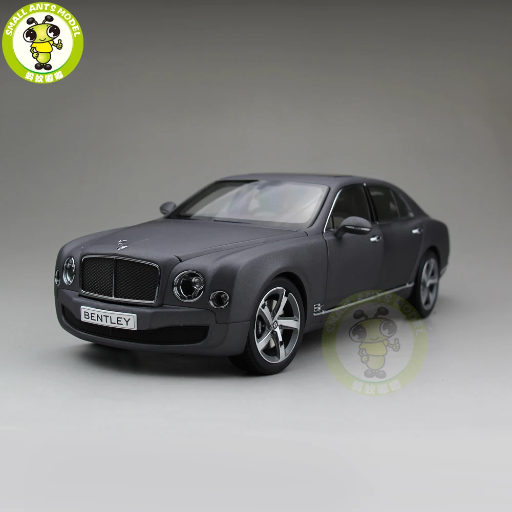 1/18 Kyosho Bentley Mulsanne скоростная литая металлическая модель автомобиля игрушка для мальчиков и девочек Коллекция подарков хобби матовый черный