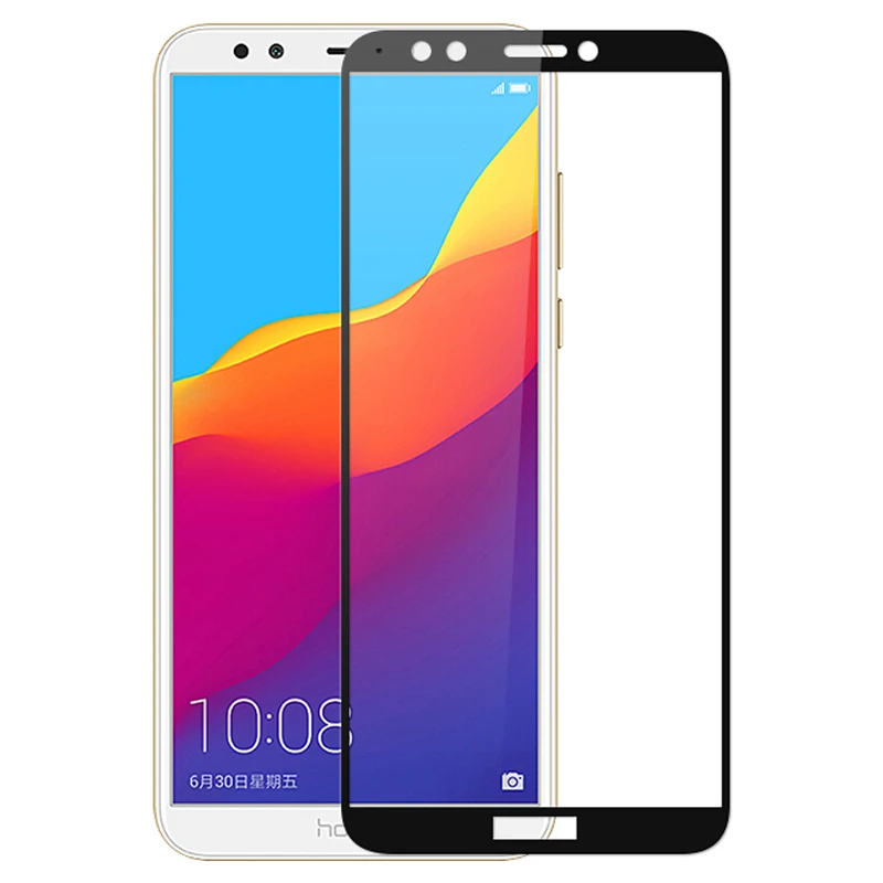 Для huawei Honor 7C Pro Полное покрытие 3D Экран защитная пленка 9 H закаленное Стекло