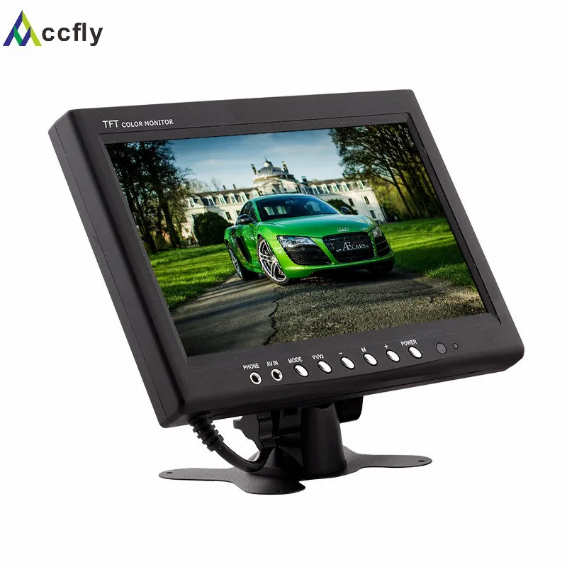 Accfly 9 дюймов цветной TFT LCD подголовник Автомобильный Монитор 12 В для DVD
