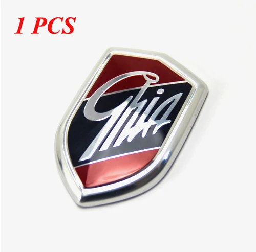 1PCS Эмблема GHIA, боковой щит, логотипы с маркировкой, удаление для Ford Focus Mondeo Fiesta Ecosport Edge для Kuga Explorer expedition - Цвет: 1PCS
