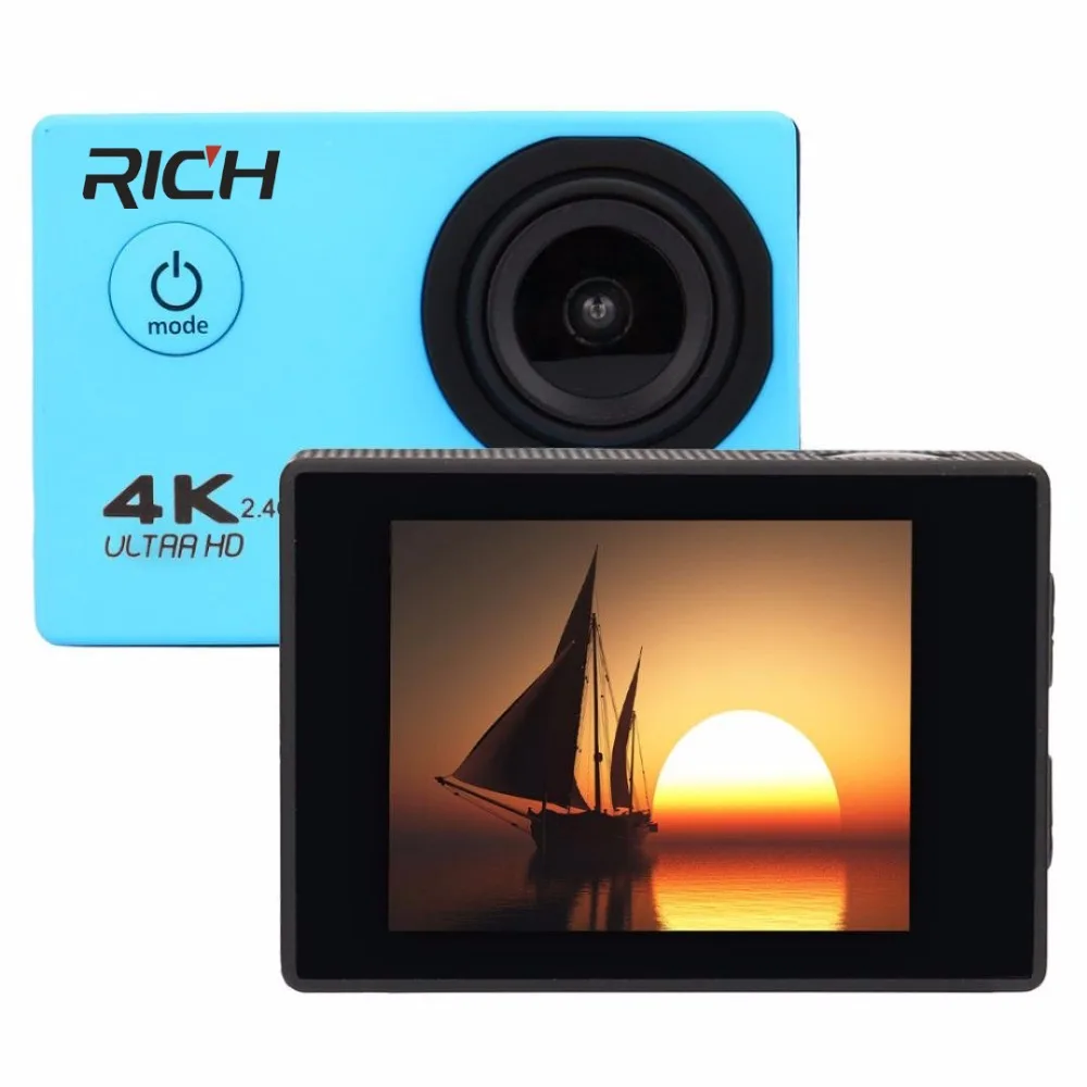 2018 новая Экшн-камера F60R 4K Wifi 16MP 170D Sport DV 30M Go Водонепроницаемая профессиональная