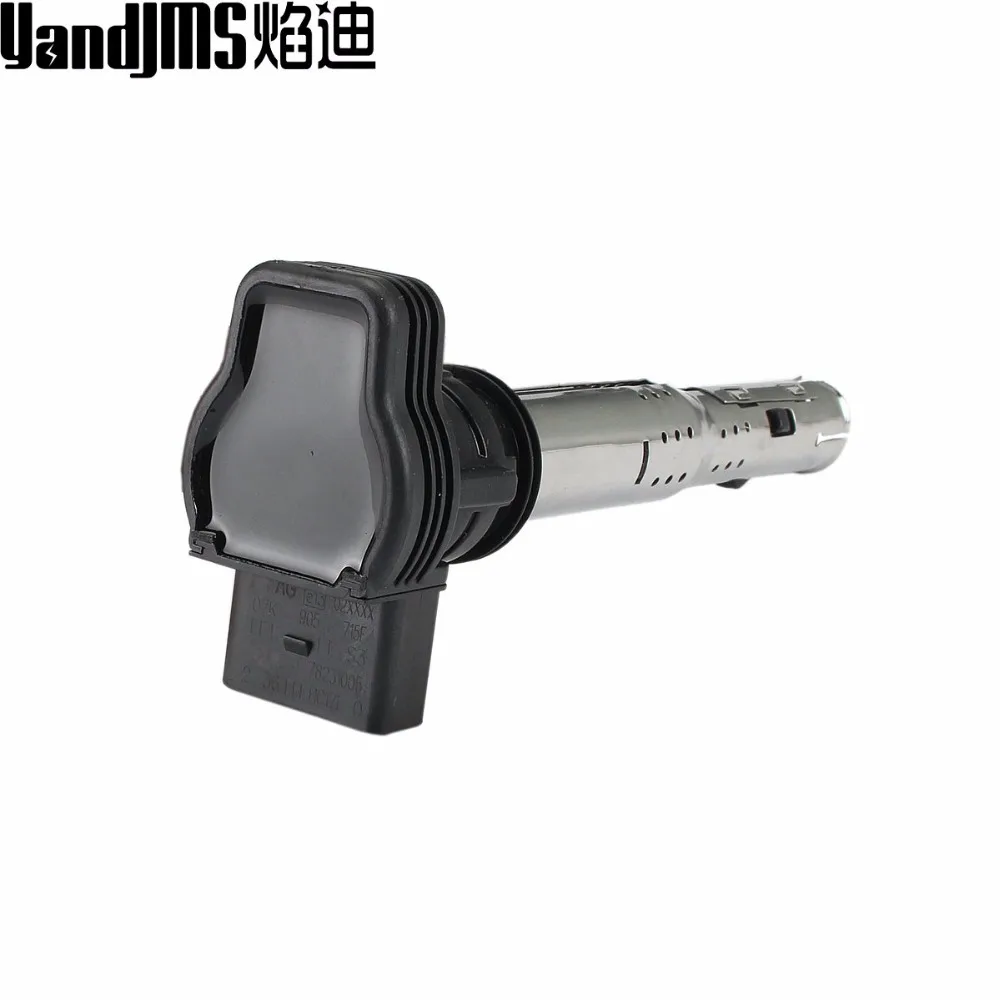 1 шт. катушка зажигания подходит для VW Jetta Golf GTI GLI Passat Tiguan CC Touareg A3 A4 A5 A6 A7 A8 TT Q3 Q5 R8 06E905115E 07K905715F