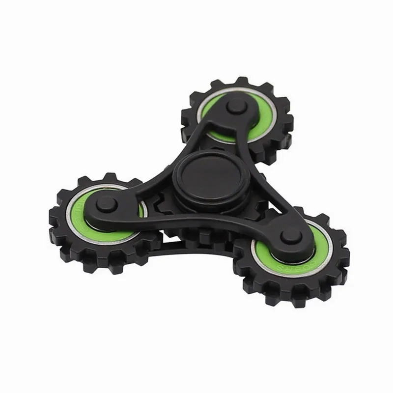 2017 ABS High Quality EDC Spinner Fidgets Gear Hand For Autism And ADHD Rotation Time Long Anti Stress Toys | Игрушки и хобби