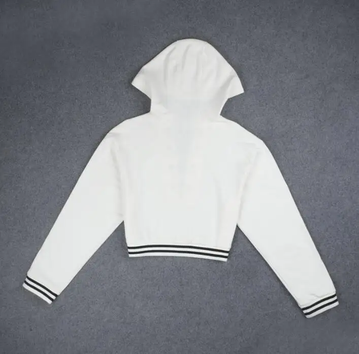 Новый женский сексуальный короткий свитшот на шнуровке толстовки оверсайз