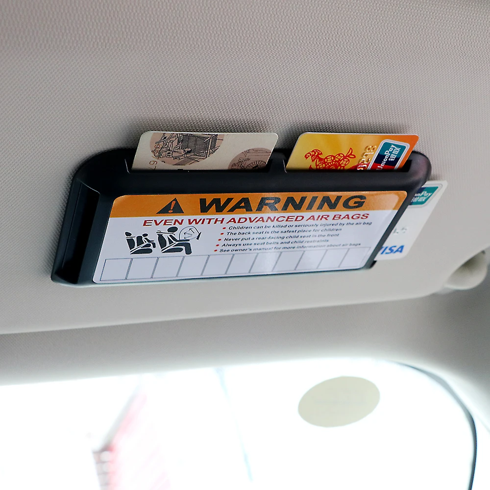 

Car Visor Clip Organizer High-speed IC Card Clip Multifunction Temporary Parking Phone Number Car Parking Card Holder