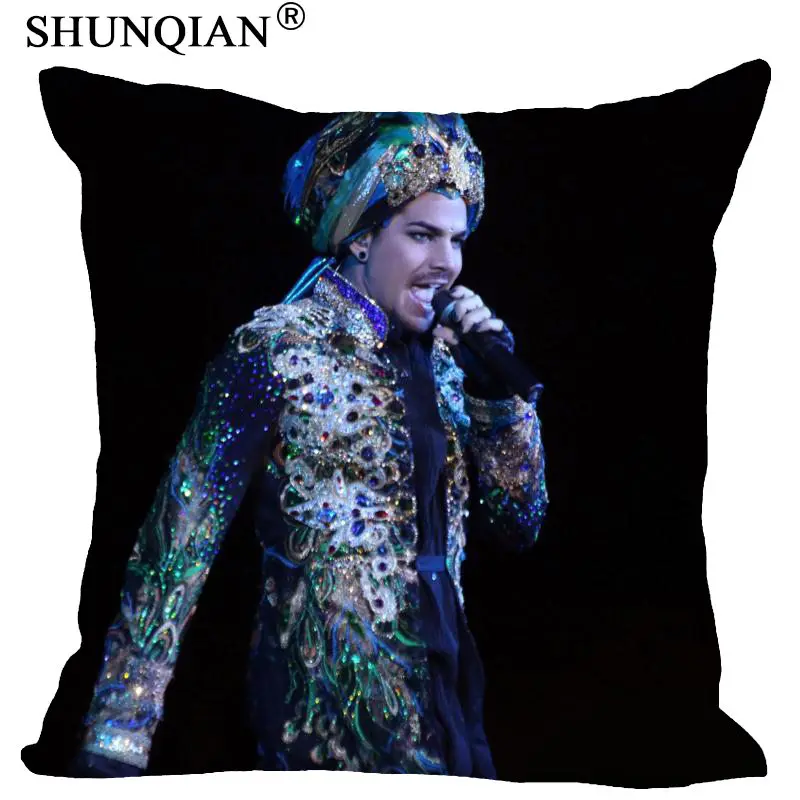 Custom Square Pillowcase Adam Lambert Cool soft Pillow Cover Zippered Free shipping More Size(Two Sides) DIY Pillowcase - Цвет: 19