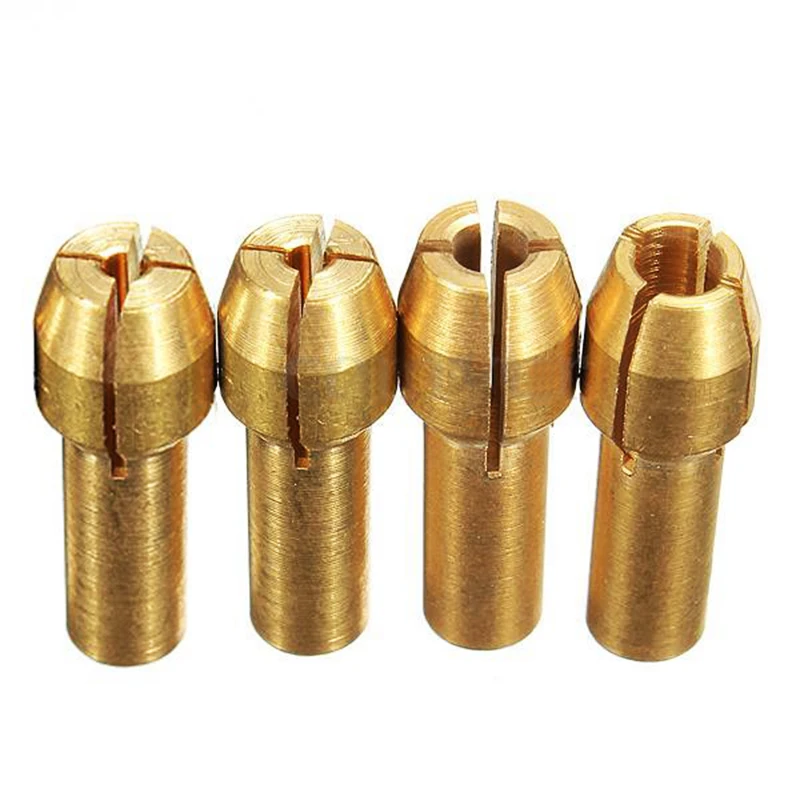 

New Style 4pcs Rotary Multi Tool Collet Nut Kit Set for 0.8/ 1.6/ 2.35/ 3.2MM