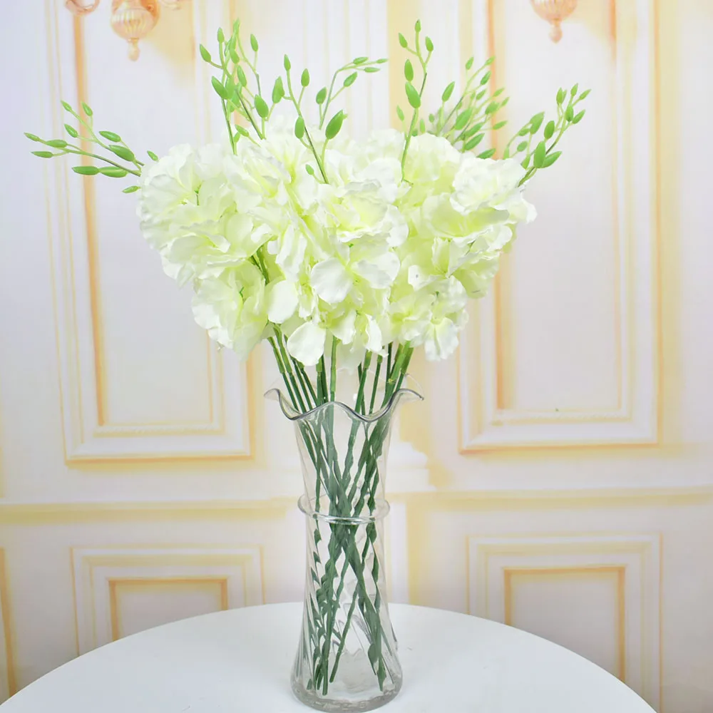 Шелковая бабочка искусственные цветы для дома и свадьбы|pink fake flowers|artificial flowersorchid