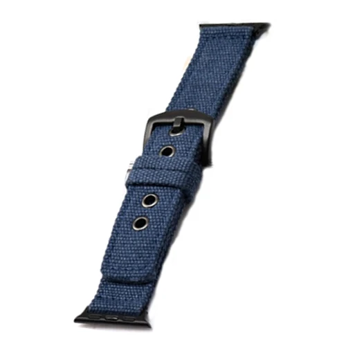 blue Black buckle Спортивный нейлоновый ремешок для apple watch, ремешок для apple watch 5, 4, ремешок 44 мм, 40 мм, iwatch, ремешок 42 мм, 38 мм, браслет correa pulseira, ремешок для часов - Цвет ремешка: blue Black buckle