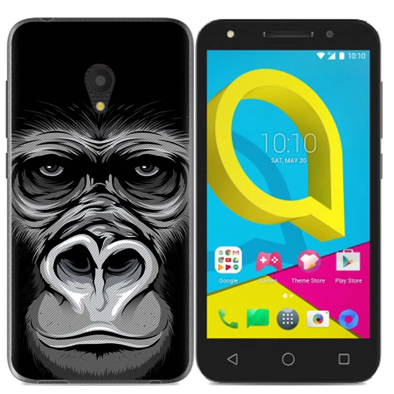 Soft Phone Case For Alcatel U5 HD New Style Cute Cartoon Painted High Quality Back Cover TPU Silicone |