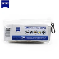 zeiss pre moistened lens cleaning wipes for eyeglass lenses sunglasses camera lenses clothes cleaning wipes pack of 20ct
