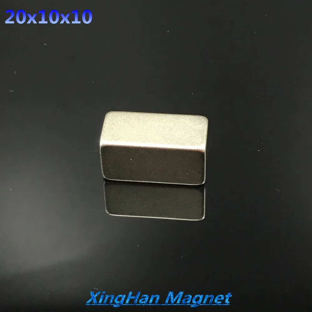 5 шт. 20x10x10 сильные Блоки Магниты редкоземельные неодимовые N35 Новое искусство