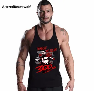 Мужская майка для фитнеса 2022, майка спартанская с принтом воинов 300, топы для бодибилдинга, одежда без рукавов, жилет, топы для мышц, футболка